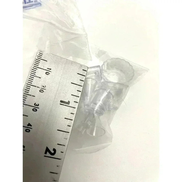 Lot of 8 Miniature Dollhouse Tea Serving Set Tiny Plates Cups Glasses - Picture 15 of 16